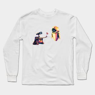 wall e romantic Long Sleeve T-Shirt